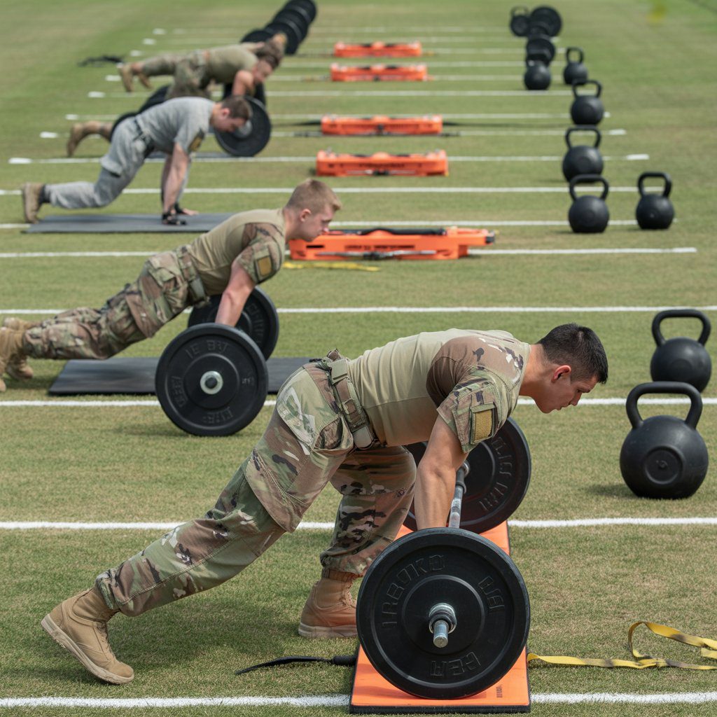Army Combat Fitness Test ACFT six events equipment and exercises