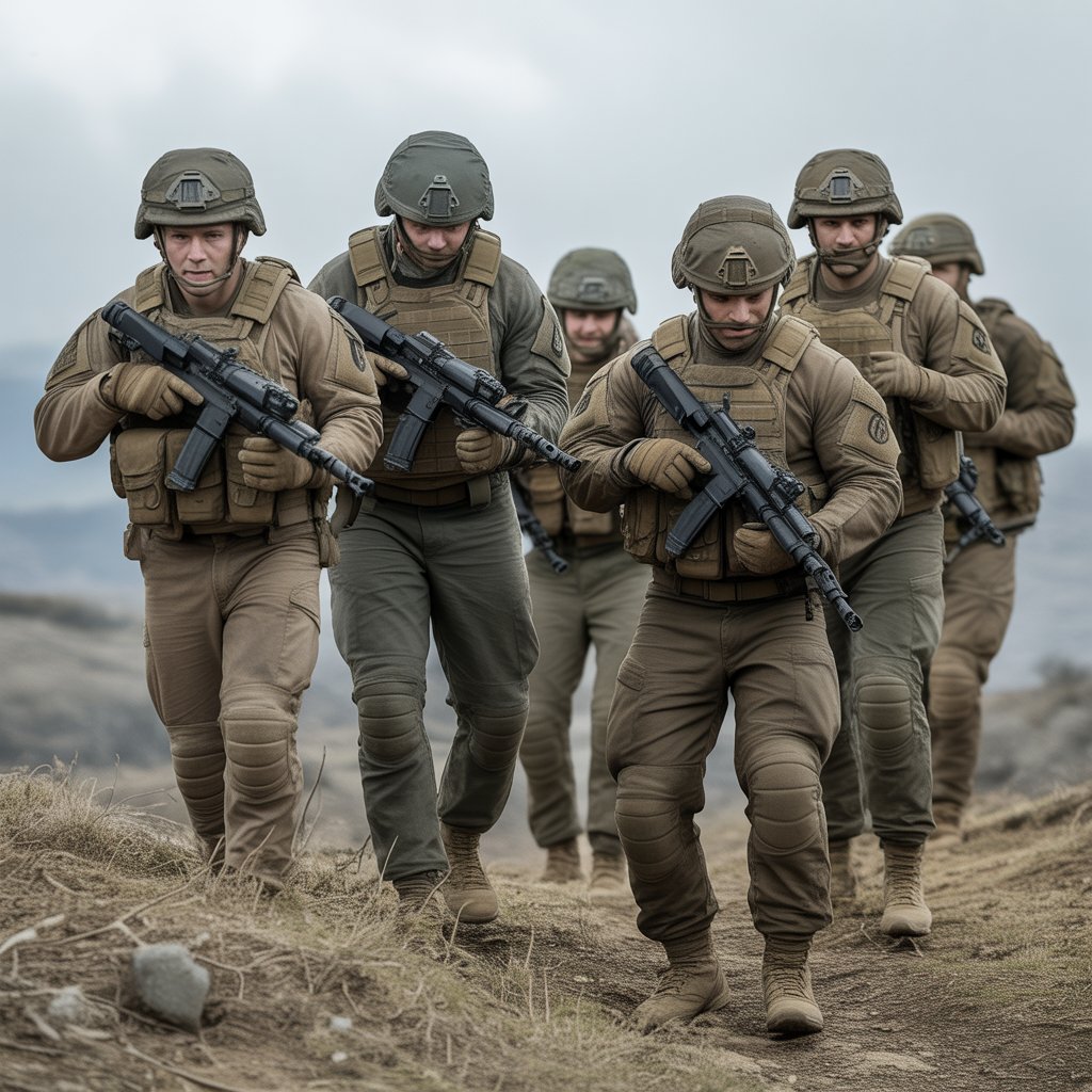 “joint military fitness assessment showing joint force physical readiness during combined training for operational readiness”