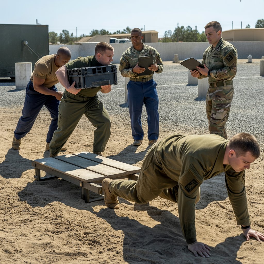“military functional fitness assessment used in joint service fitness testing to improve combat readiness”