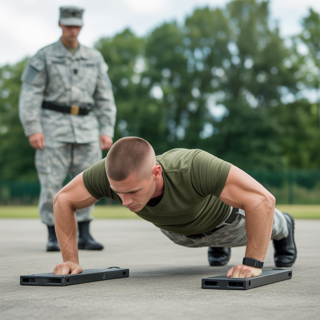 Army Physical Fitness Test APFT push-ups sit-ups and run