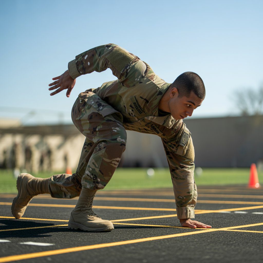 Proper sled drag technique for ACFT Sprint-Drag-Carry event
